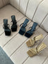 Women Slid on Square Toe High Heels